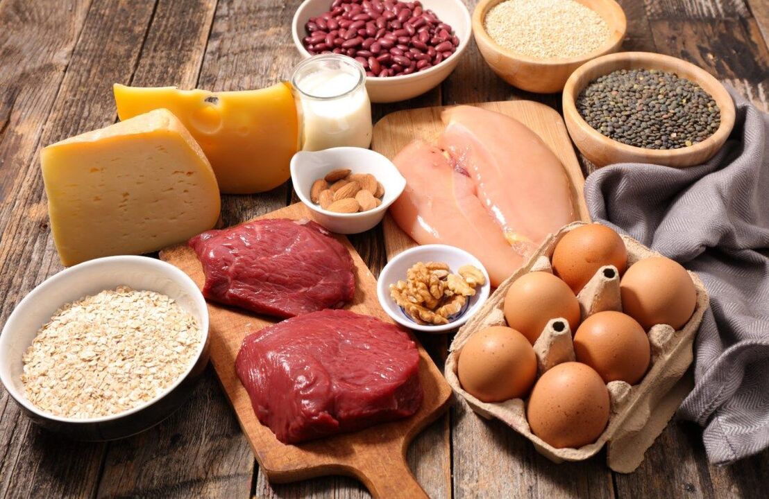 Lebensmittel, die in einer Proteindiät erlaubt sind